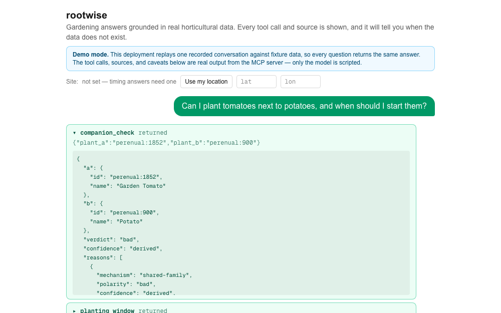Rootwise screenshot